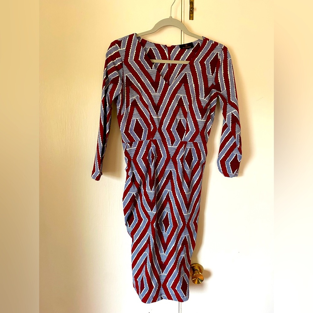 D’IYANU Stretch Ankara Pencil Dress